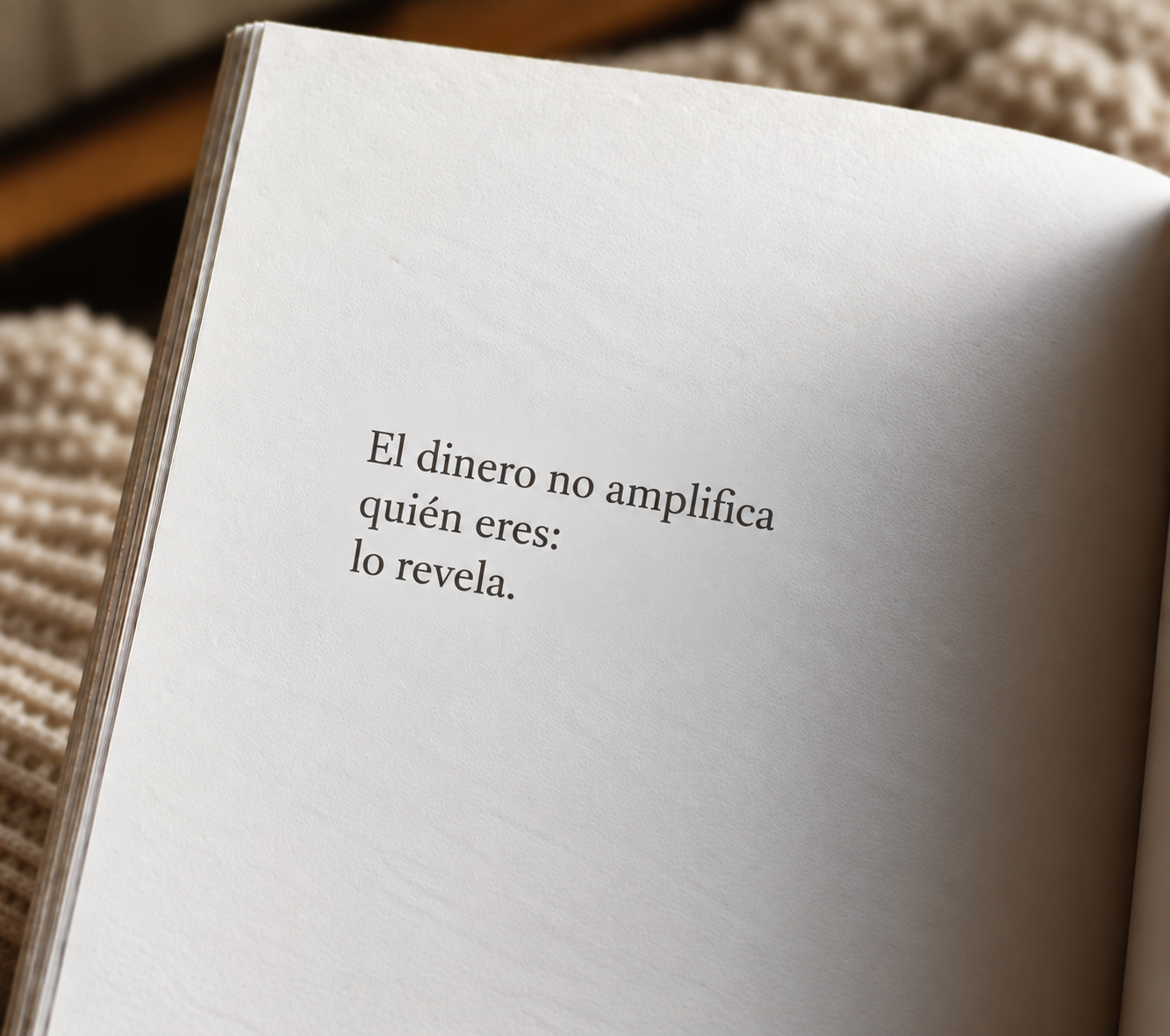 El dinero no amplifica quién eres: lo revela.
